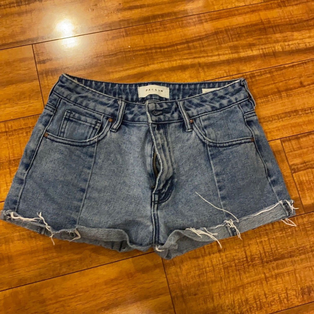 Denim shorts